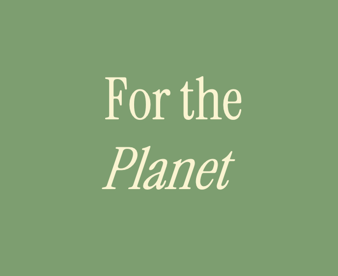 For the planet